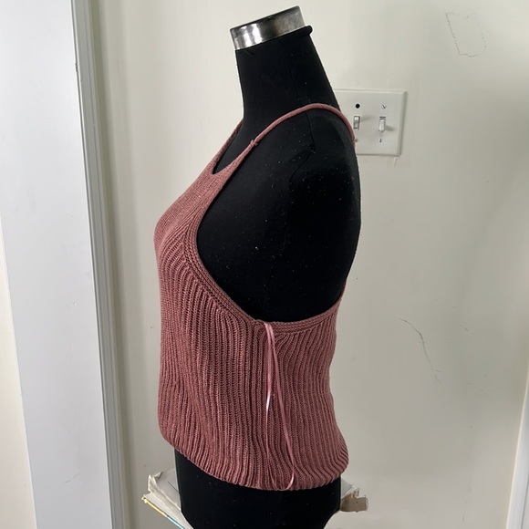 Love Tree Crochet Rib Racerback Tank Top Size Large - Picture 2 of 11